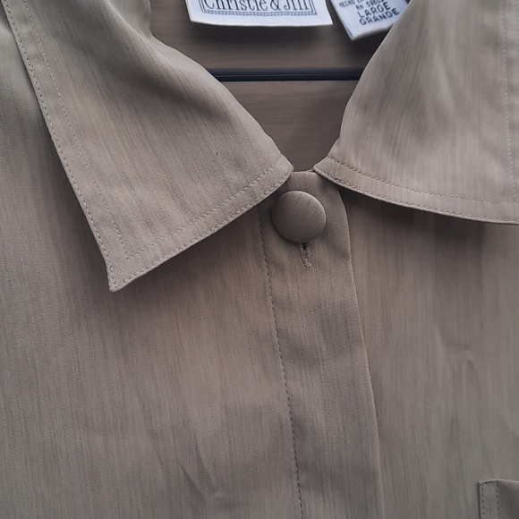 🆕️ Christie & Jill Vintage 80s Tan Pants Set - Picture 7 of 11